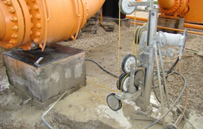 gyémántköteles vágás betonfúrás betonvágás